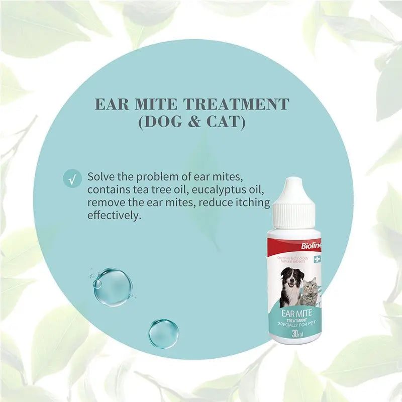 Bioline Ear Mite Treatment - 30 ml (6970117121902.0)