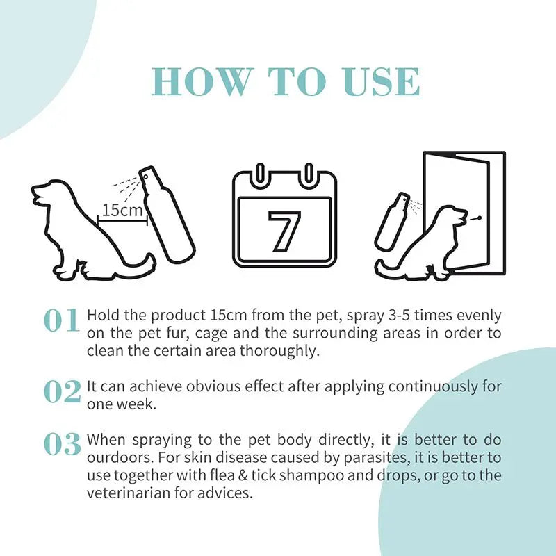 Bioline Flea & Tick Spray - 175 ml