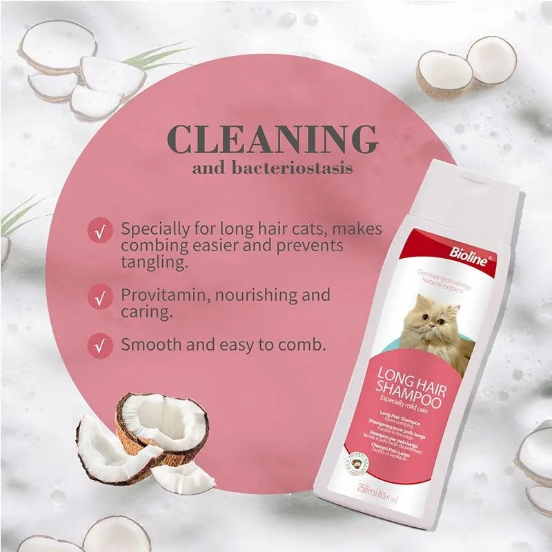 Bioline Long Hair Shampoo Cat
- 250 ml