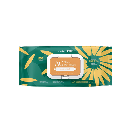 NurturePro AG+ Silver Pet Wet Wipes