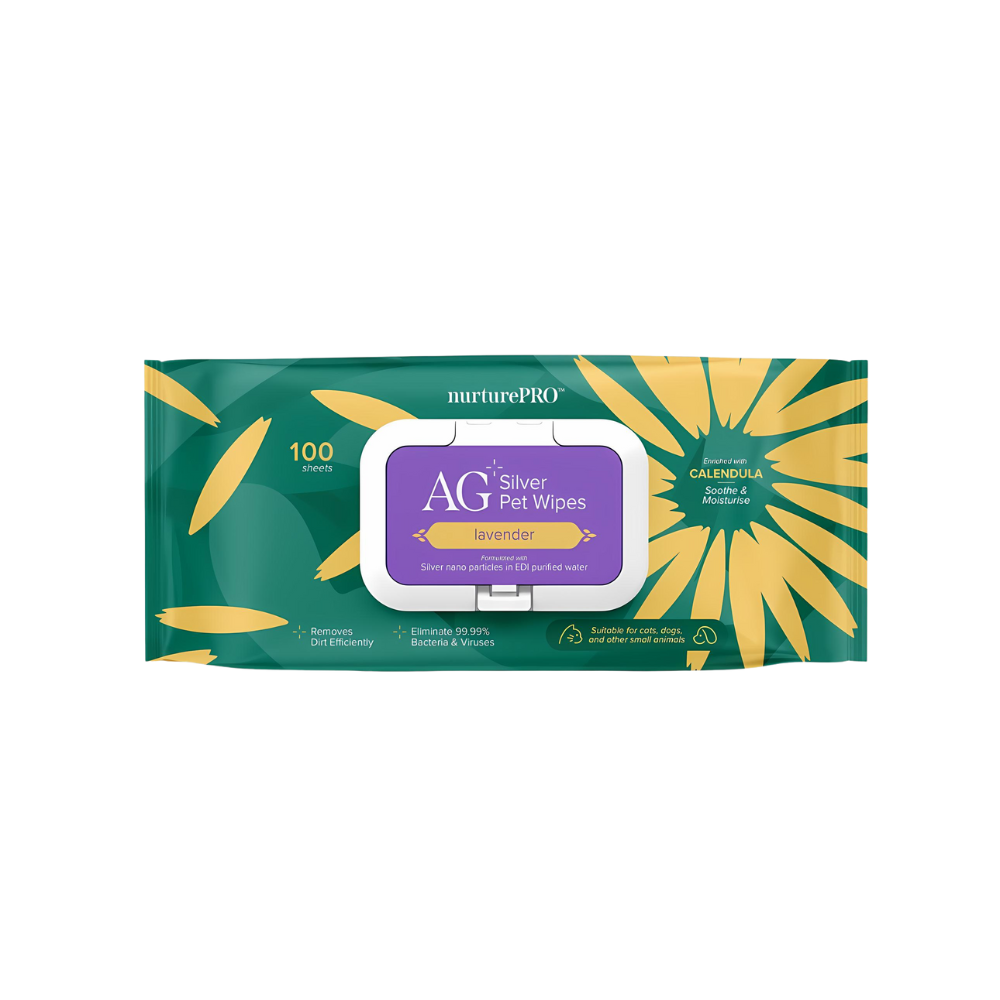 NurturePro AG+ Silver Pet Wet Wipes