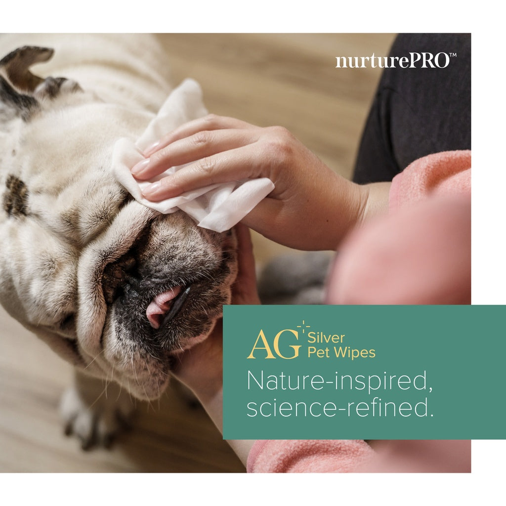 NurturePro AG+ Silver Pet Wet Wipes