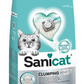 Sanicat Clumping White Unscented - 8 L