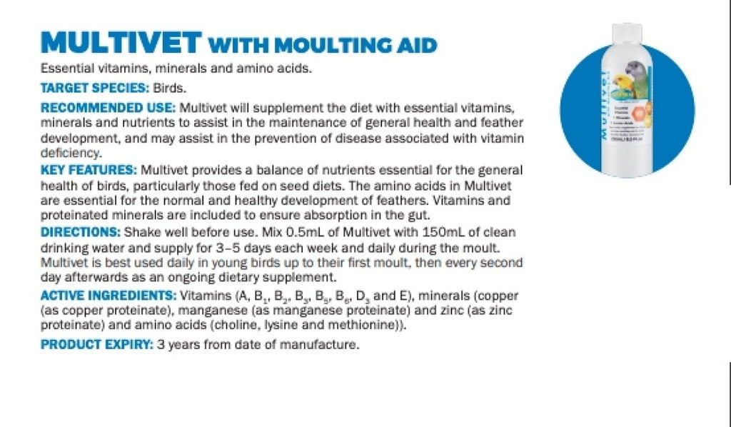 Multivet Liquid - 100 ml