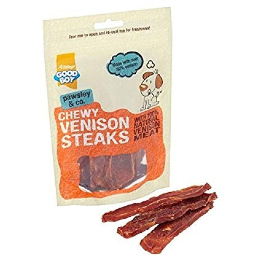 Chewy Venison Steaks - 80 g