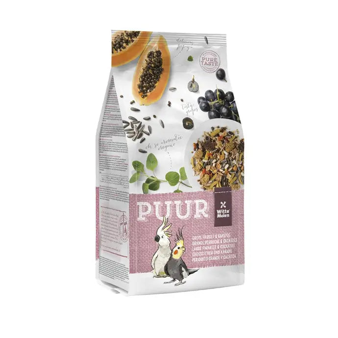 Witte Molen Puur Large Parakeet & Cockatoo - 750 g