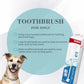 Bioline Toothbrush for Dogs Set 4 pcs