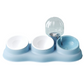 Pado Tripple Bowl with Dispenser-Blue 43*13*23cm