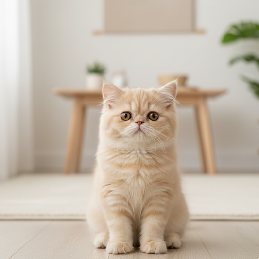 Creamy Persian Kitten