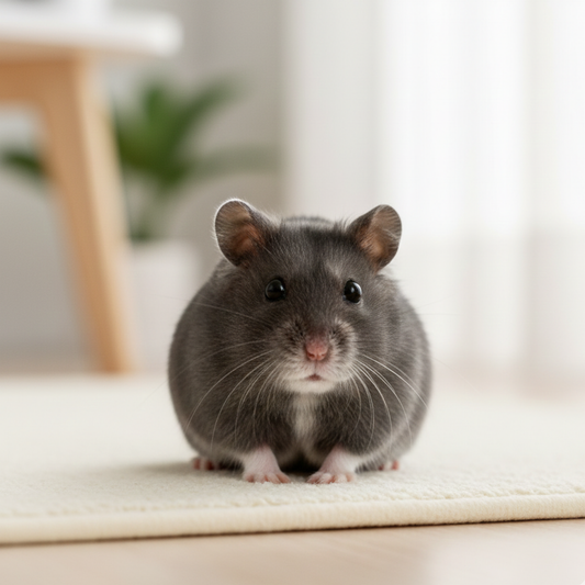 Dark Grey Dwarf Hamster