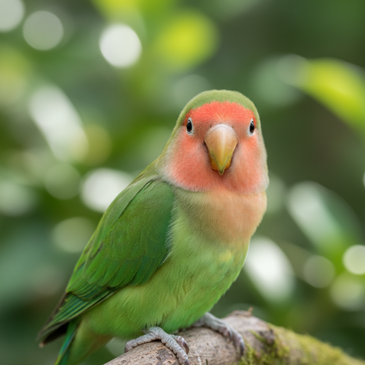 Peach-Faced Lovebird - Green